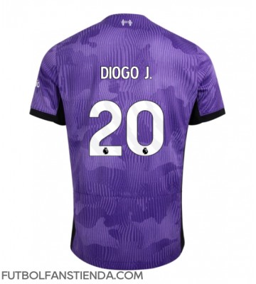 Liverpool Diogo Jota #20 Tercera Equipación 2023-24 Manga Corta